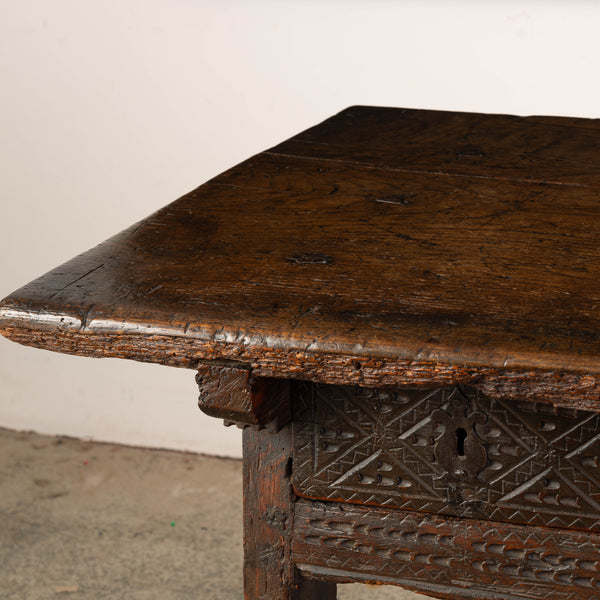 18th Century Spanish Console Table with Three Drawers