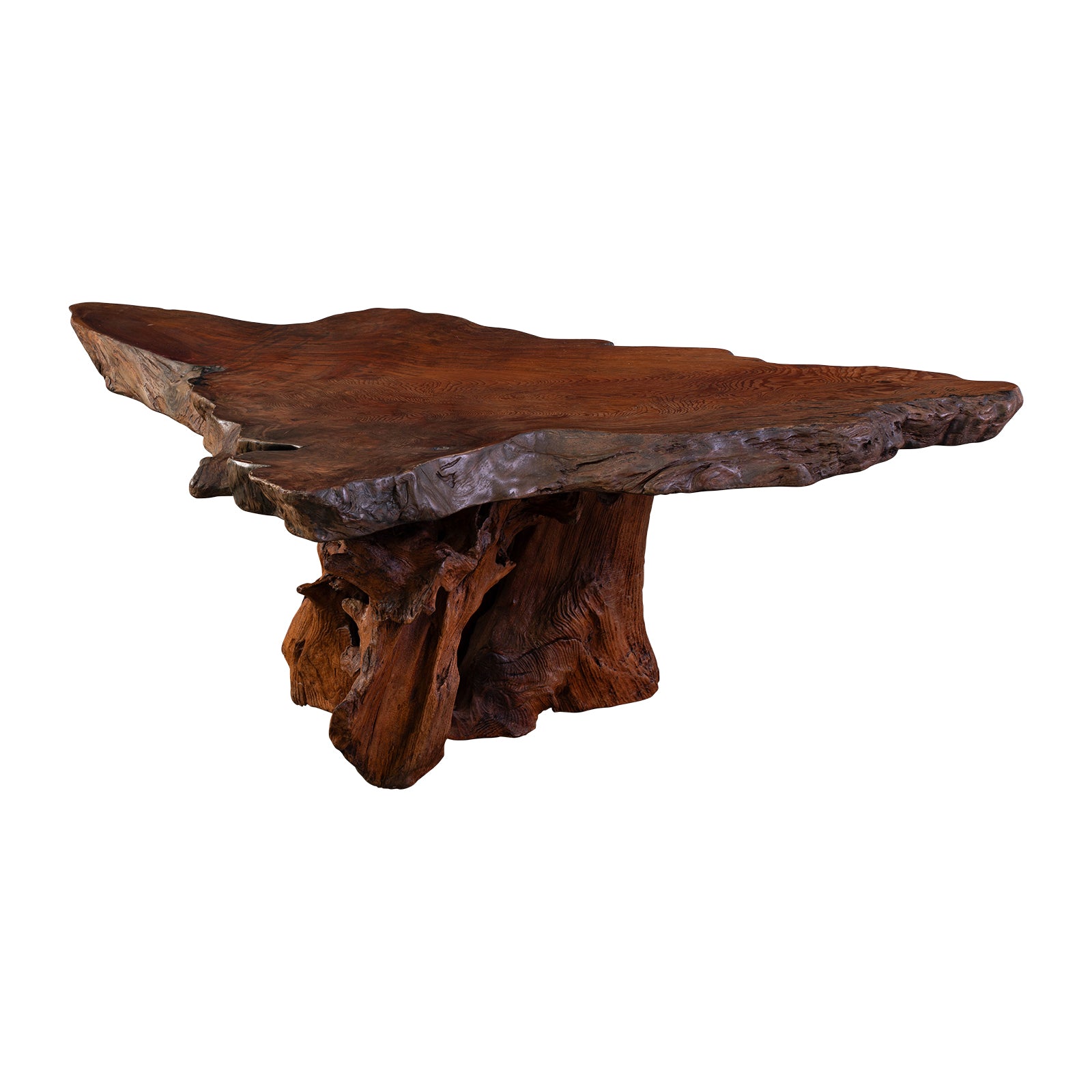 A Mid Century Live Edge Coffee Table