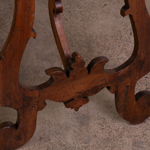 Pair of 18th Century Italian Walnut Fratino Tables