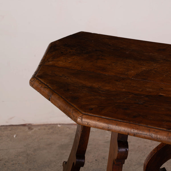 Pair of 18th Century Italian Walnut Fratino Tables