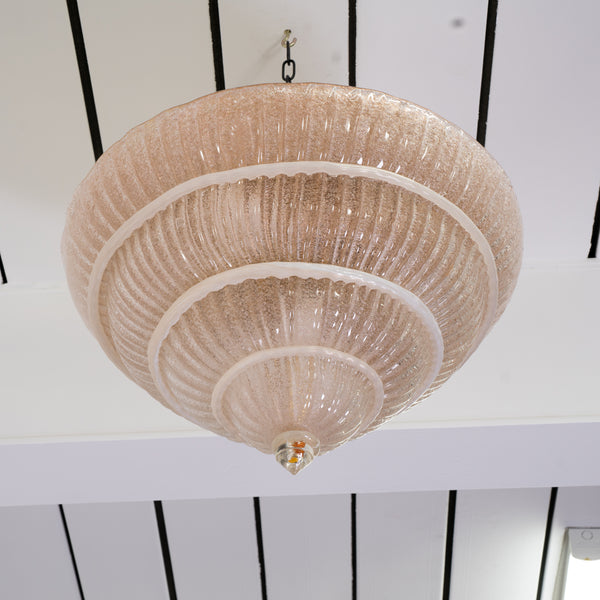 Art Deco style flush mounted Chandelier for Barovier & Toso