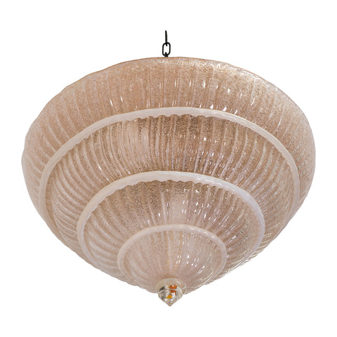 Art Deco style flush mounted Chandelier for Barovier & Toso