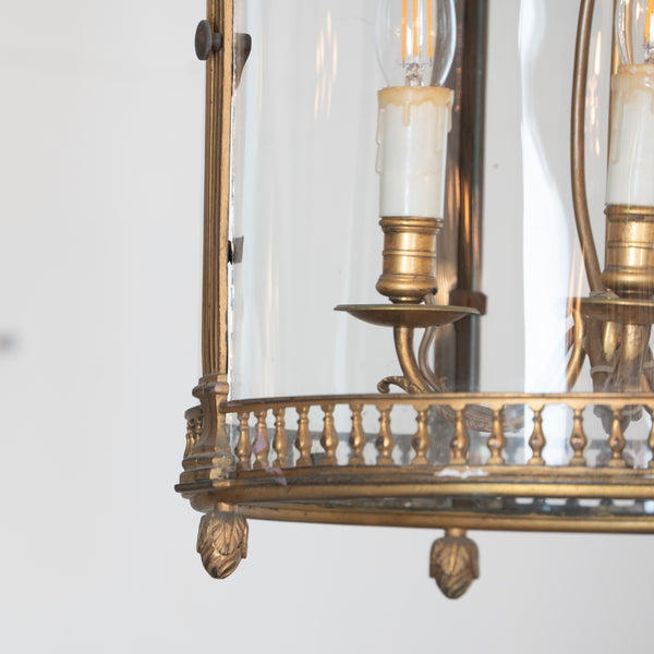 Early 20th Century French Ormolu Lantern