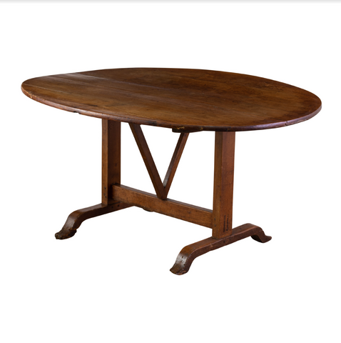 A Large  19th Century Cherry Vigernon Table