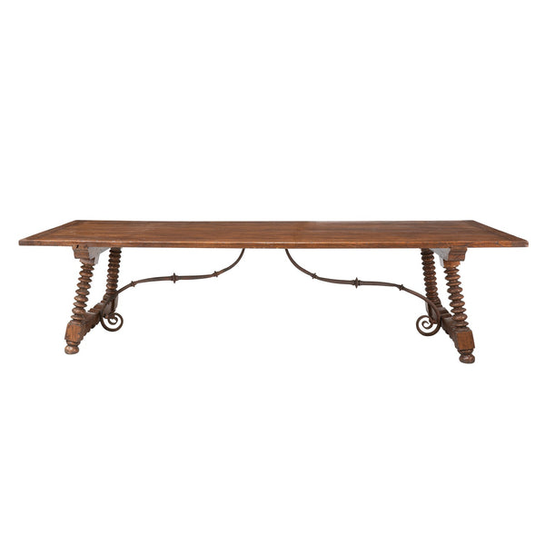 Spanish Style Oak Dining Table