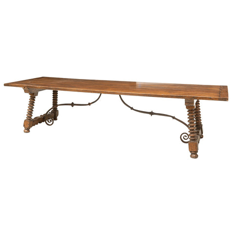 Spanish Style Oak Dining Table