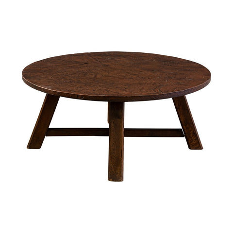 A Brutalist  Circular Coffee Table