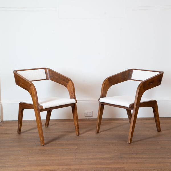 Pair of Mid Century Italian Armchairs