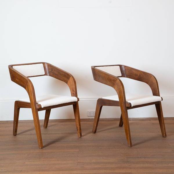 Pair of Mid Century Italian Armchairs