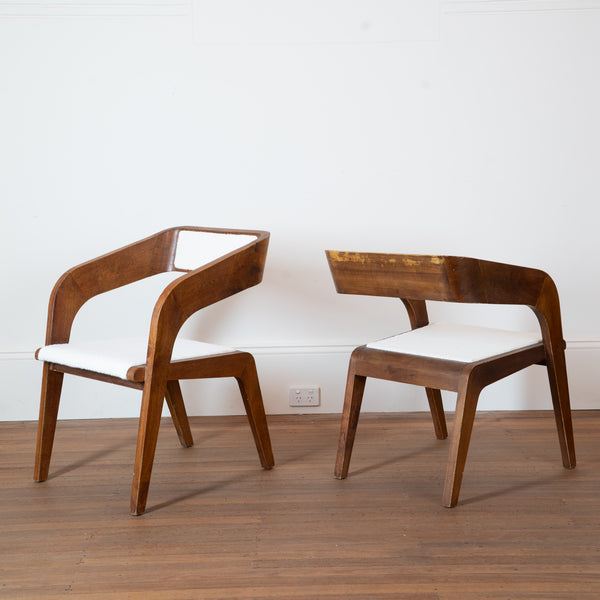 Pair of Mid Century Italian Armchairs