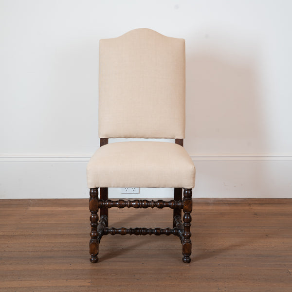 A Set of Six Louis XIII Style  Dining Chairs