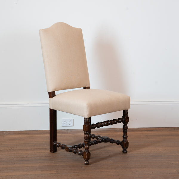 A Set of Six Louis XIII Style  Dining Chairs