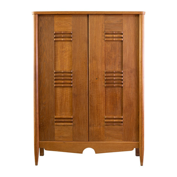 A 1940s Oak Armoire attributed to Gaston Poisson