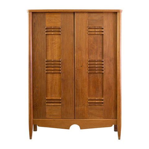 A 1940s Oak Armoire attributed to Gaston Poisson