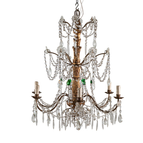 Mid 20th Century Florentine Chandelier
