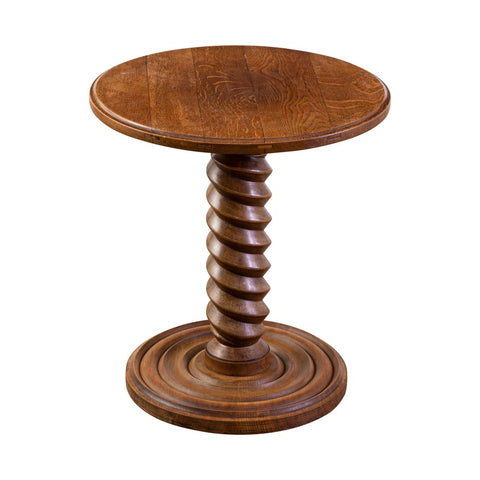 A Charles Dudouyt Style Oak Side Table