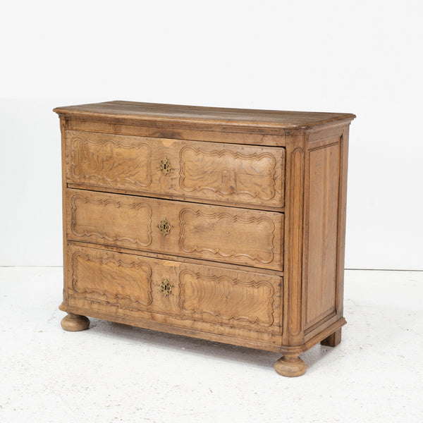 Northern European Dutch Bleached Oak Commode
