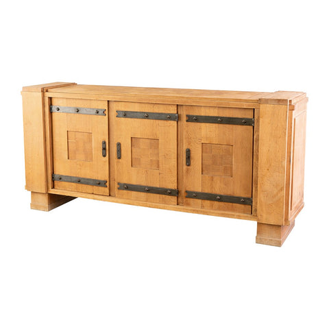 A Brutalist Sideboard in Pale Oak