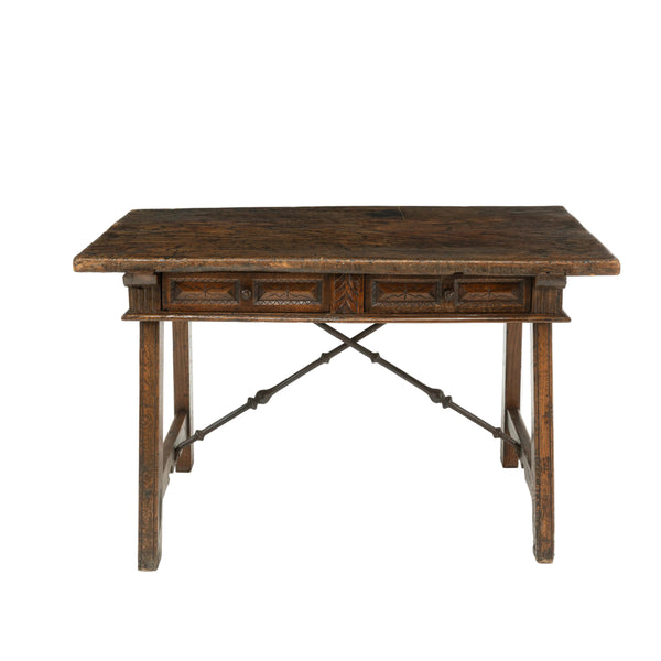 18th Century Spanish Walnut Centre Table