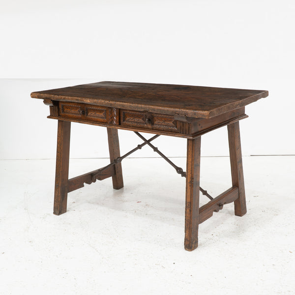 18th Century Spanish Walnut Centre Table