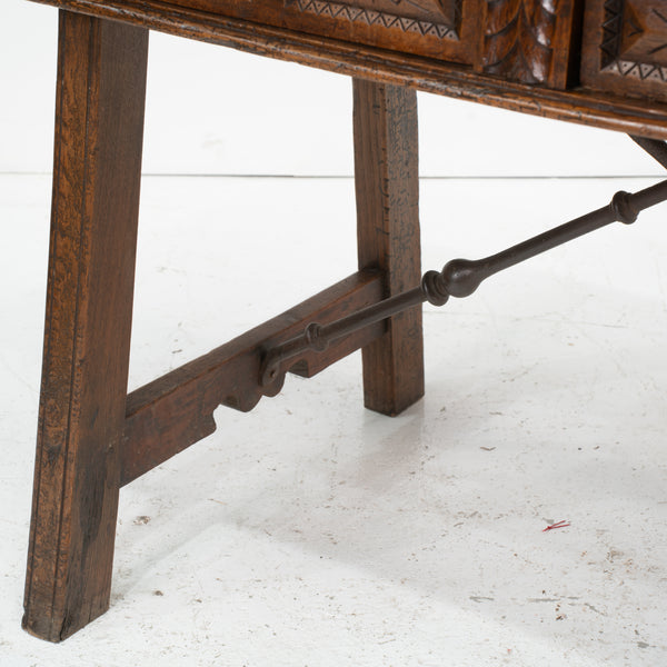 18th Century Spanish Walnut Centre Table