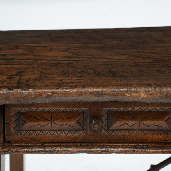 18th Century Spanish Walnut Centre Table