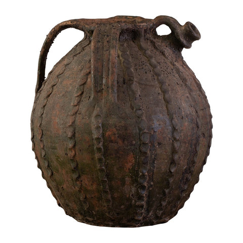 18th Century French Three Handled Walnut Oil Jug