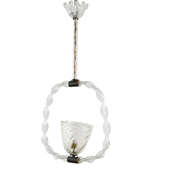 A Mid-Century Barovier & Toso Pendant