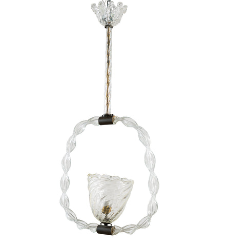 A Mid-Century Barovier & Toso Pendant