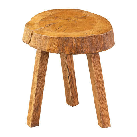 Brutalist Stool with Slab Top