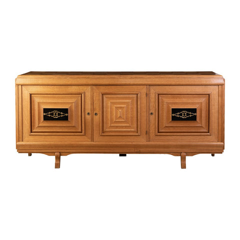 French Late Art Deco Oak Sideboard