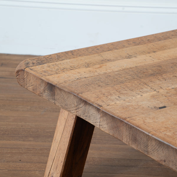 Square 1970s Northern European Brtualist Coffee Table