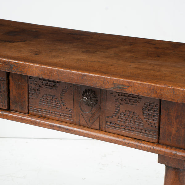 18th Century Spanish Walnut Console Table