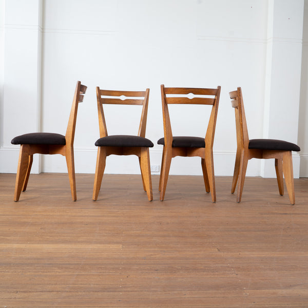 Six Chairs by Robert GUILLERME (1913 - 1990) & Jacques CHAMBRON (1914 - 2001) Votre Maison Editon