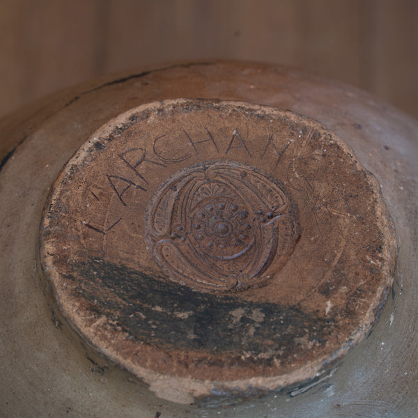A Large French Studio Terracotta Amphora, 'L'Archange'