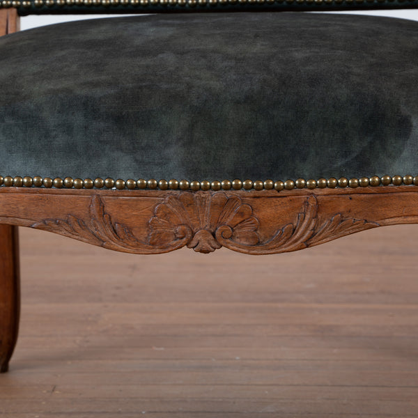 A Regence Style Carved Fauteuil à la Reine
