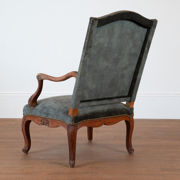 A Regence Style Carved Fauteuil à la Reine
