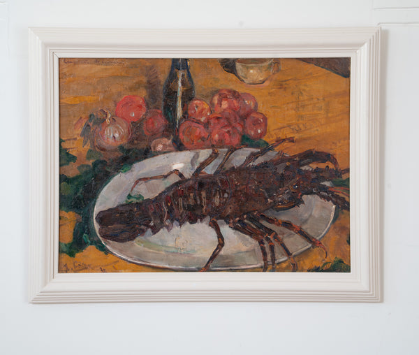 "Langouste de Camaret" by Adolphe Keller (1862–1932)