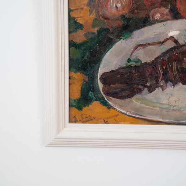 "Langouste de Camaret" by Adolphe Keller (1862–1932)
