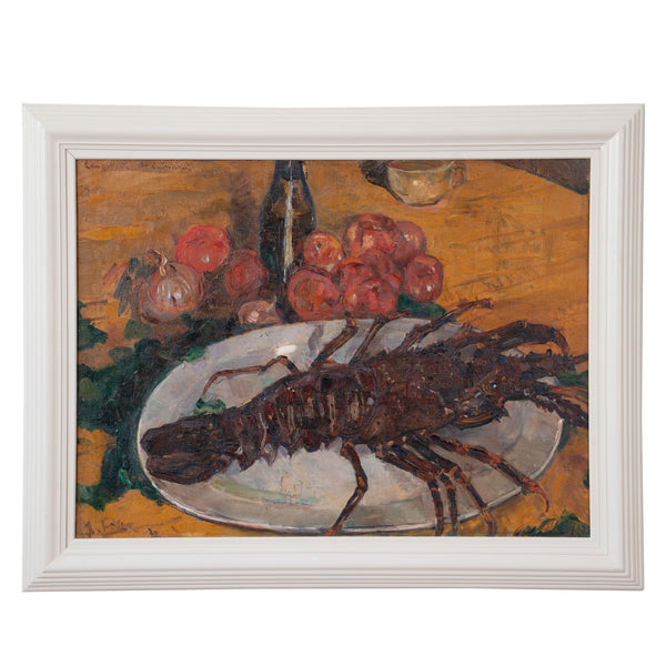 "Langouste de Camaret" by Adolphe Keller (1862–1932)