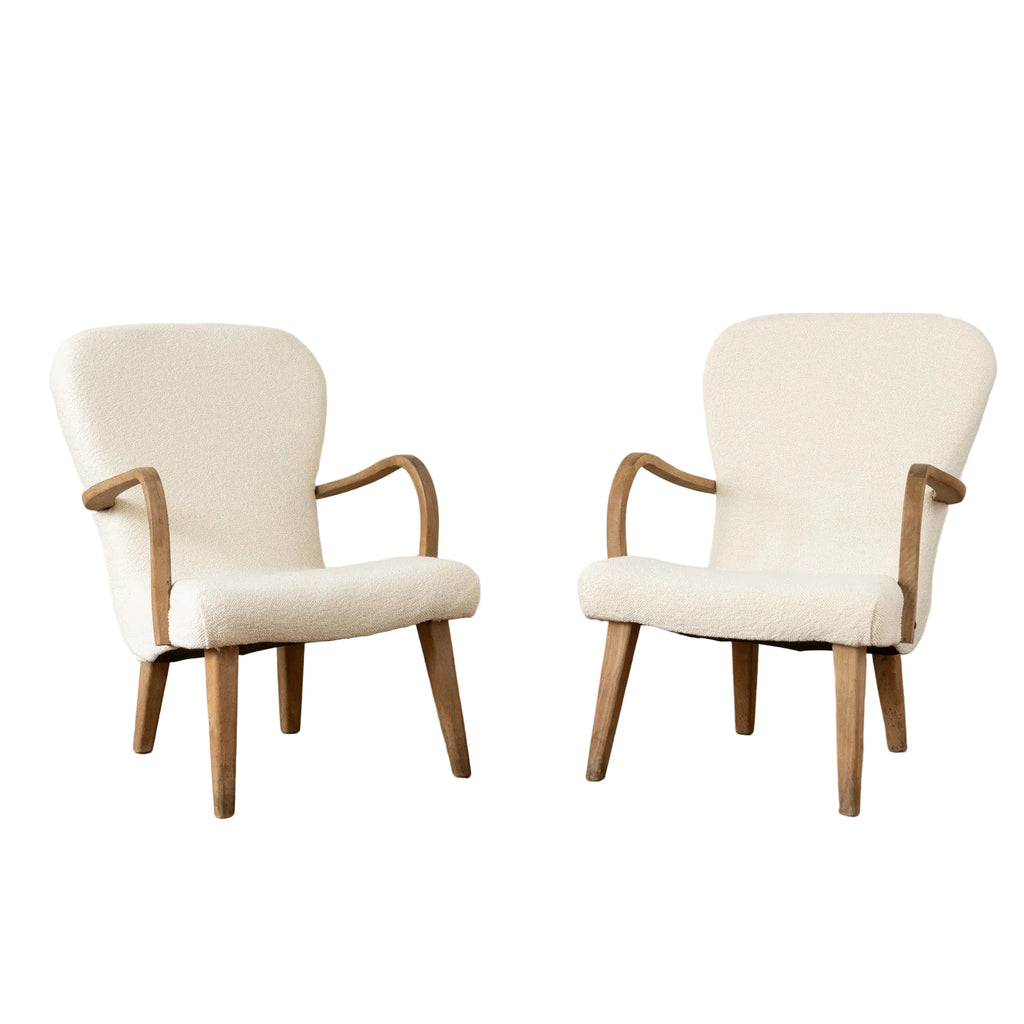 Pair of Alfred Christensen style 1950s Armchairs