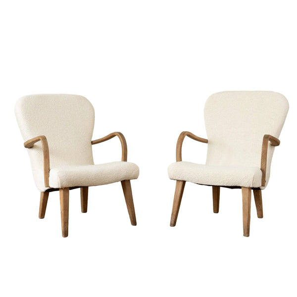 Pair of Alfred Christensen style 1950s Armchairs