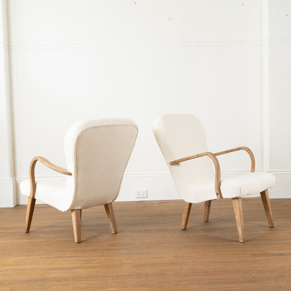 Pair of Alfred Christensen style 1950s Armchairs