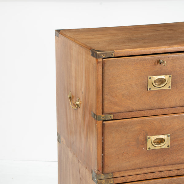 An Early 20th Century Mahogany Campaign Chest