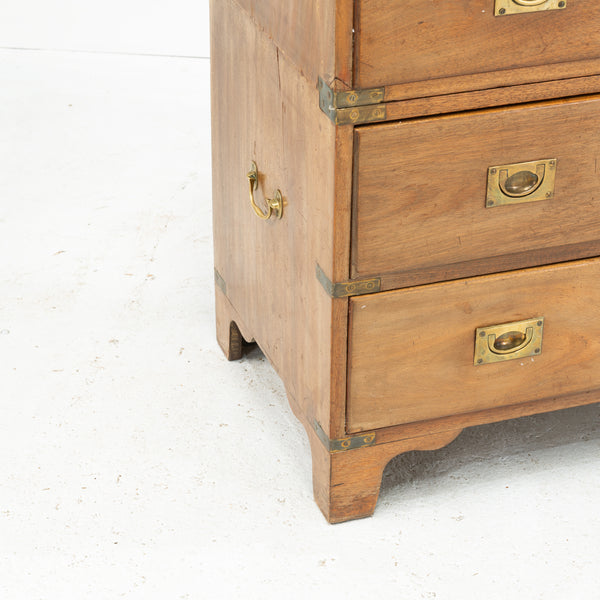 An Early 20th Century Mahogany Campaign Chest