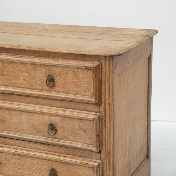 18th Century Northern European Bleached Oak Commode