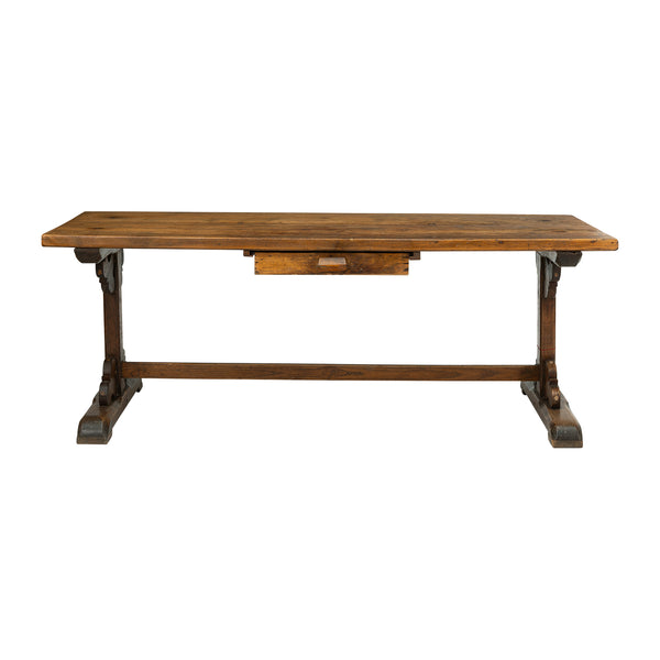 19th Century French Oak Refectory Table