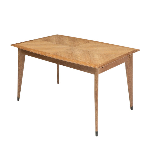1960s Modernist Cerused Oak Desk