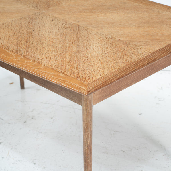 1960s Modernist Cerused Oak Desk