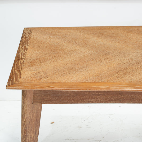 1960s Modernist Cerused Oak Desk